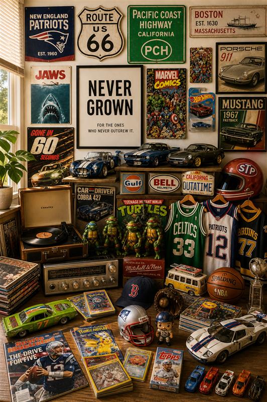 Never Grown collectibles — Cars, Culture, Collectibles